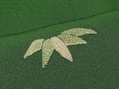 平和屋着物＃中国三大刺繍　相良刺繍　総刺繍　道行コート　宝尽くし草花文　ロング丈　正絹　逸品　CABL2884in