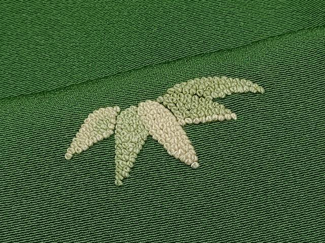 平和屋着物＃中国三大刺繍　相良刺繍　総刺繍　道行コート　宝尽くし草花文　ロング丈　正絹　逸品　CABL2884in