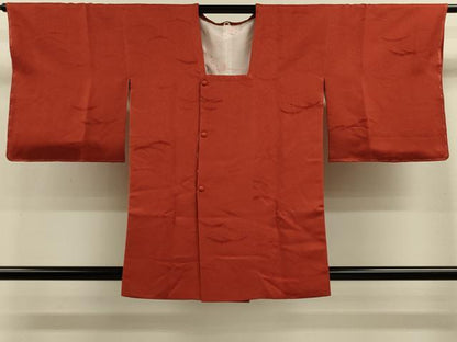 平和屋着物＃道行コート　地紋起こし　雪芝文　金彩　正絹　逸品　未使用　CABL2894in