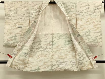 平和屋着物＃羽織 寿光織 霞文 金糸 正絹 逸品 CABL2897in
