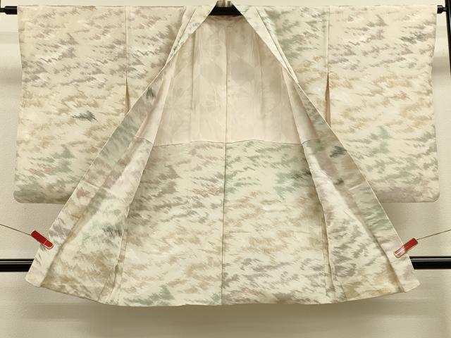 平和屋着物＃羽織 寿光織 霞文 金糸 正絹 逸品 CABL2897in