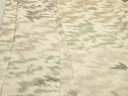 平和屋着物＃羽織 寿光織 霞文 金糸 正絹 逸品 CABL2897in