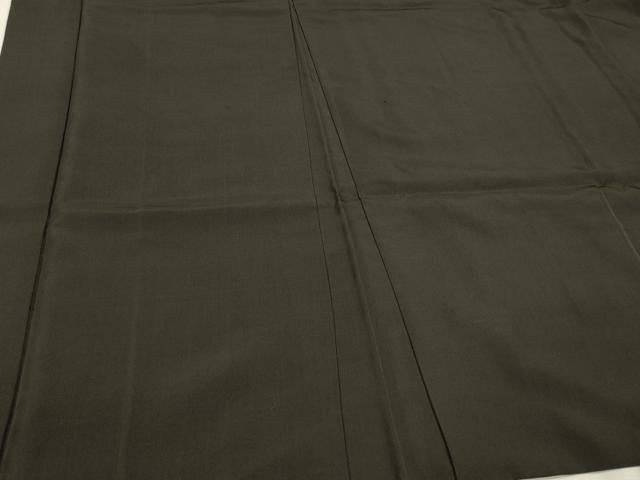 平和屋着物＃男性 長羽織 黒紋付き 正絹 逸品 CABL2906in