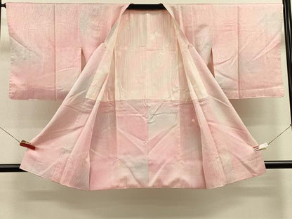 平和屋着物＃道行コート　霞流水文　暈し染め　ラメ糸　鈴乃屋扱い　正絹　逸品　未使用　CABL2910in