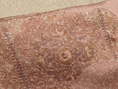 平和屋着物＃中国三大刺繍　スワトウ刺繍　道行コート　吉祥花文　暈し染め　鈴乃屋扱い　正絹　逸品　CABL2917in
