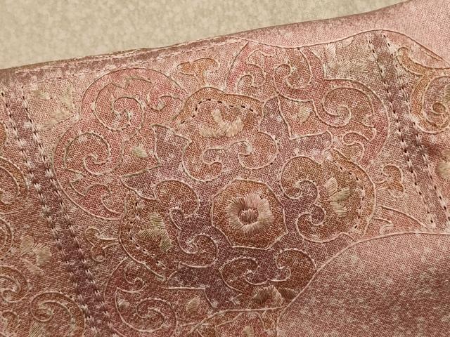 平和屋着物＃中国三大刺繍　スワトウ刺繍　道行コート　吉祥花文　暈し染め　鈴乃屋扱い　正絹　逸品　CABL2917in