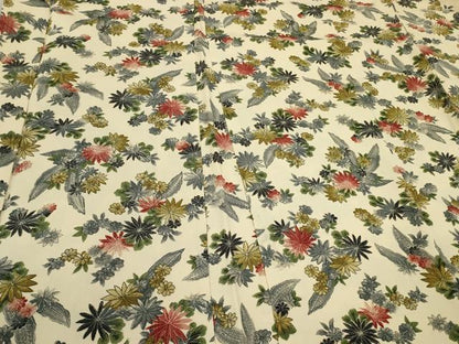 平和屋着物＃羽織 草花文 正絹 逸品 CABL2918in