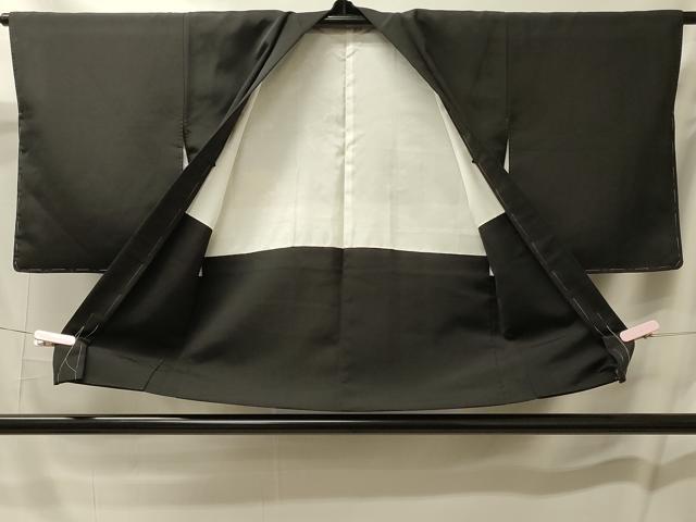 平和屋着物＃羽織 駒刺繍 金嚢 黒地 金彩 正絹 逸品 未使用 CABL2924in
