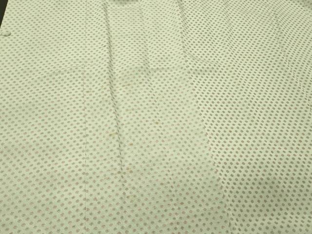 平和屋着物＃道行コート　お召地　丸文　正絹　逸品　CABL2932in