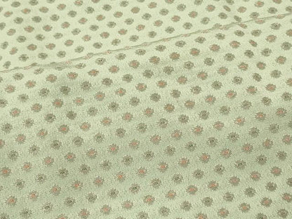 平和屋着物＃道行コート　お召地　丸文　正絹　逸品　CABL2932in