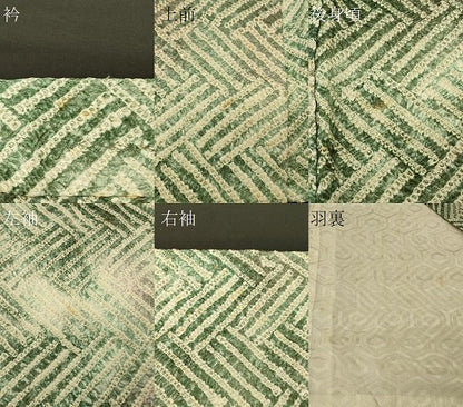 平和屋着物＃羽織　総絞り　檜垣文　正絹　逸品　CABL2934in