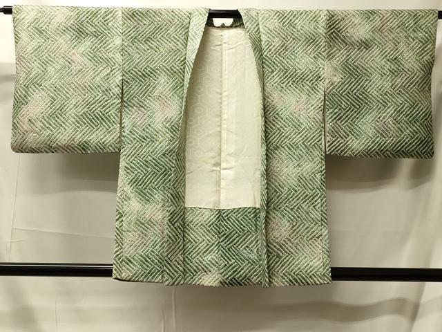 平和屋着物＃羽織　総絞り　檜垣文　正絹　逸品　CABL2934in