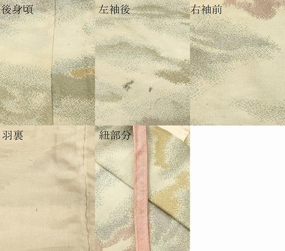 平和屋着物＃羽織 寿光織 霞文 金銀糸 正絹 逸品 CABL2939in