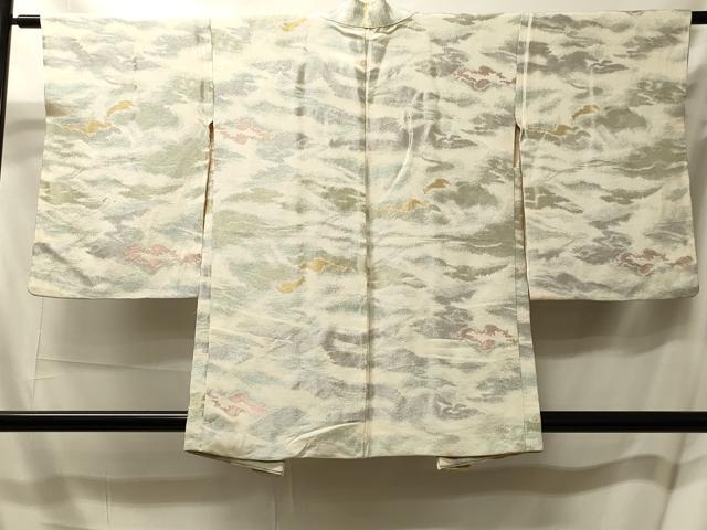 平和屋着物＃羽織 寿光織 霞文 金銀糸 正絹 逸品 CABL2939in