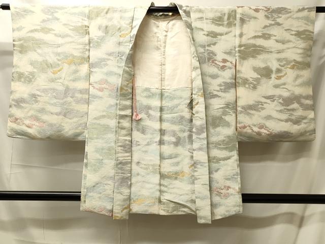 平和屋着物＃羽織 寿光織 霞文 金銀糸 正絹 逸品 CABL2939in