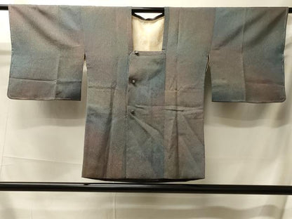 平和屋着物＃道行コート　作家物　霞流水文　暈し染め　正絹　逸品　未使用　CABL2948in