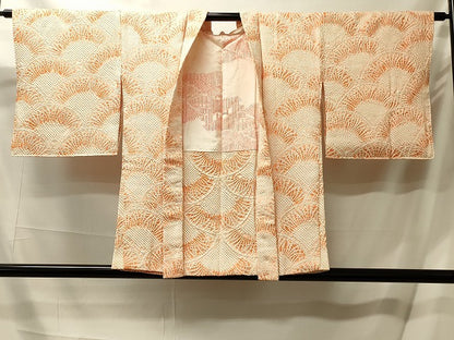 平和屋着物＃羽織　総絞り　青海波文　正絹　逸品　未使用　CABL2952in
