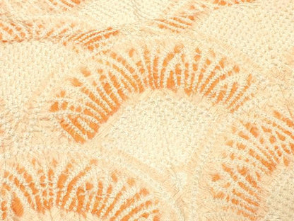 平和屋着物＃羽織　総絞り　青海波文　正絹　逸品　未使用　CABL2952in