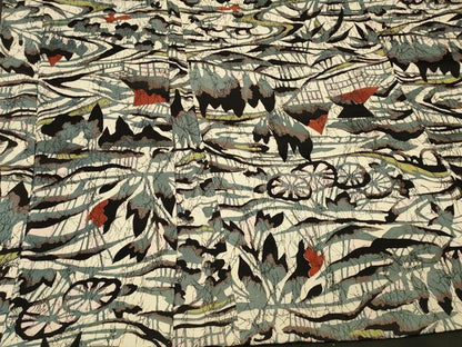 平和屋着物＃羽織 風景文 金彩 正絹 逸品 CABL2953in