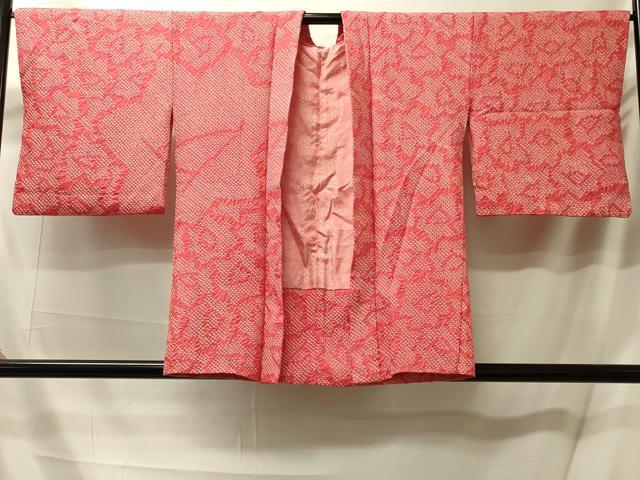 平和屋着物＃羽織 総絞り 花づくし 正絹 逸品 CABL2956in