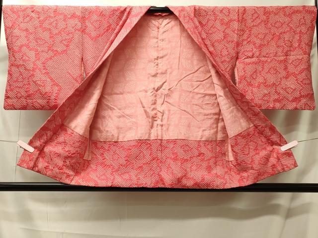 平和屋着物＃羽織 総絞り 花づくし 正絹 逸品 CABL2956in