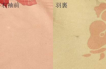 平和屋着物＃羽織　流水花鳥文　金彩　正絹　逸品　CABL2967in