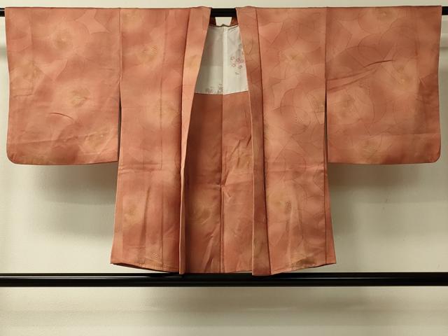 平和屋着物＃羽織　舞花文　暈し染め　正絹　逸品　CABL2976in