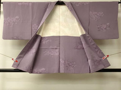 平和屋着物＃羽織　地紋起こし　枝葉文　正絹　逸品　CABL2977in