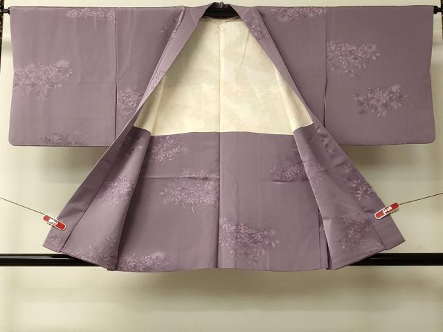 平和屋着物＃羽織　地紋起こし　枝葉文　正絹　逸品　CABL2977in