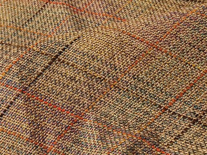 平和屋着物＃道行コート　組み織　菱文　正絹　逸品　未使用　CABL2997in