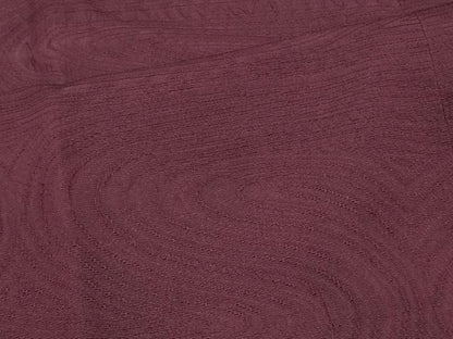 平和屋着物＃道行コート　色無地　流水地紋　似せ紫色　正絹　逸品　CABL3023in