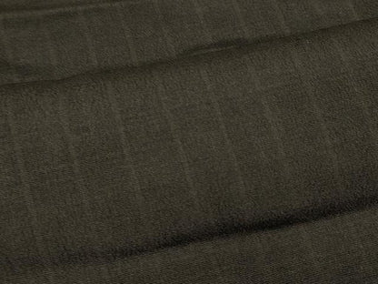 平和屋着物＃男性　長羽織　間道　黒地　正絹　逸品　CABL3027in