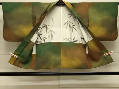 平和屋着物＃羽織　霞文　暈し染め　正絹　逸品　CABL3039in