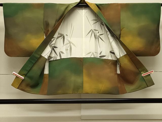 平和屋着物＃羽織　霞文　暈し染め　正絹　逸品　CABL3039in