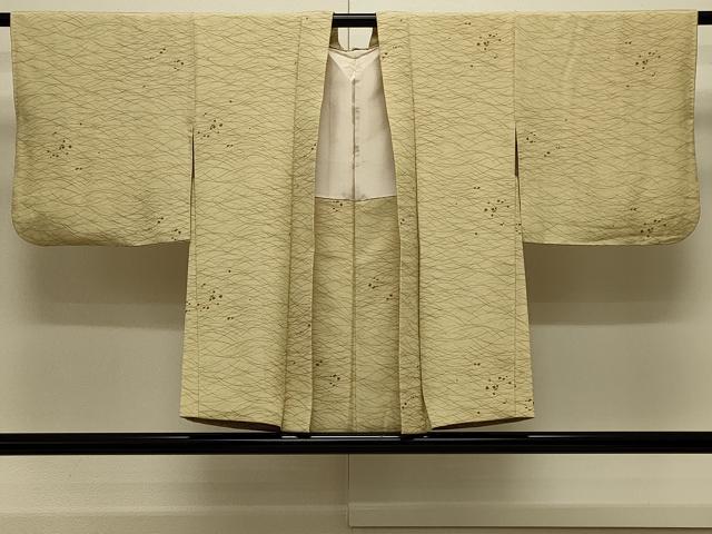 平和屋着物＃羽織　芝草文　正絹　逸品　CABL3040in