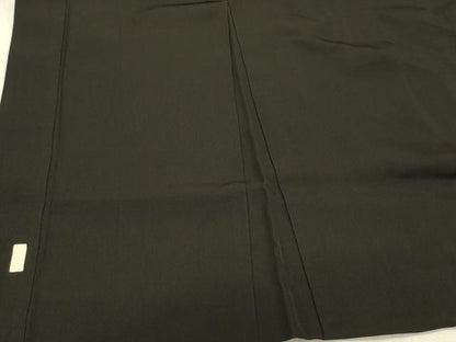 平和屋着物＃男性　長羽織　黒紋付き　正絹　逸品　CABL3044in