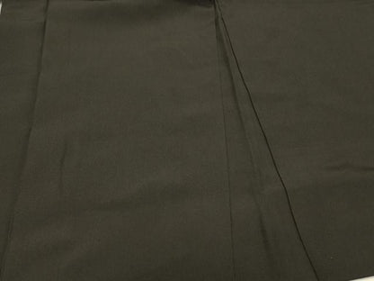 平和屋着物＃男性　羽織　黒紋付き　正絹　逸品　CABL3051in
