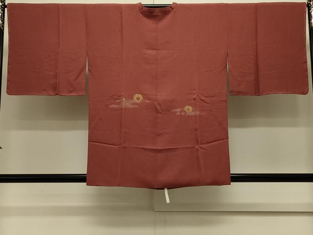 平和屋着物＃道行コート　寿光織　下がり藤　金銀糸　さが美扱い　正絹　逸品　未使用　CABL3055in