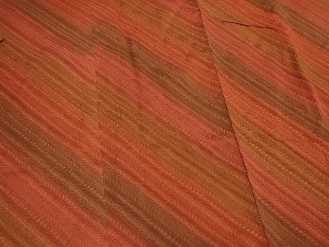 平和屋着物＃染色家 岩浅公展　道行コート　斜線文　暈し染め　やまと誂製　正絹　逸品　未使用　CABL3057in