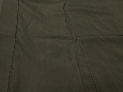 平和屋着物＃男性　長羽織　黒紋付き　正絹　逸品　CABL3066in