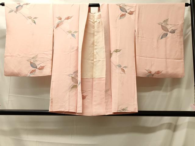 平和屋着物＃羽織　寿光織　枝葉文　金銀糸　正絹　逸品　CABL3074in