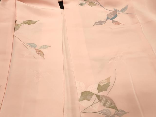 平和屋着物＃羽織　寿光織　枝葉文　金銀糸　正絹　逸品　CABL3074in