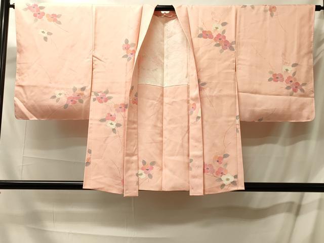 平和屋着物＃羽織　地紋起こし　枝花文　正絹　逸品　未使用　CABL3084in