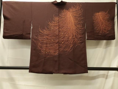 平和屋着物＃羽織　刺繍　乱菊　正絹　逸品　CABL3085in