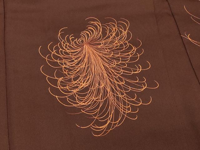 平和屋着物＃羽織　刺繍　乱菊　正絹　逸品　CABL3085in