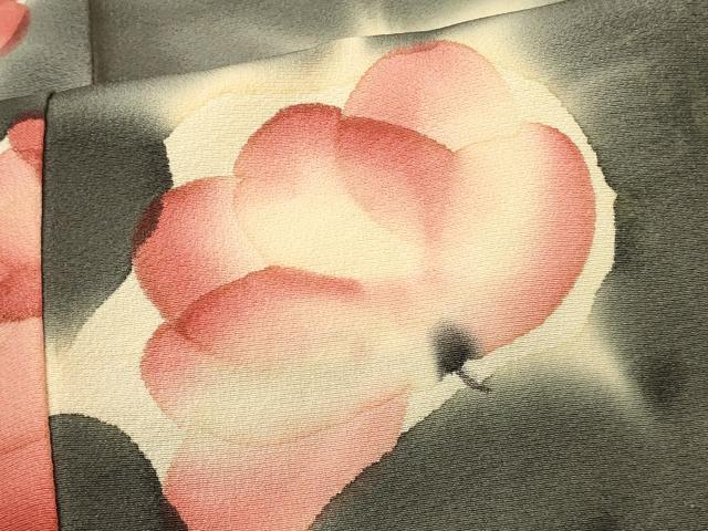 平和屋着物＃羽織　舞花文　正絹　逸品　CABL3097in