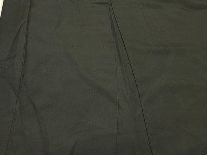 平和屋着物＃男性　長羽織　黒紋付き　正絹　逸品　CABL3127in