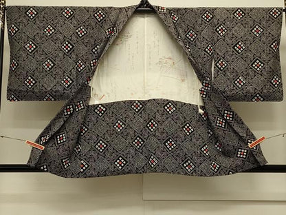 平和屋着物＃羽織　絞り　花菱文　正絹　逸品　未使用　CABL3128in