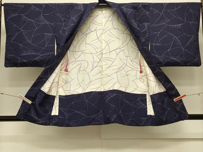 平和屋着物＃羽織　地紋起こし　葉づくし　正絹　逸品　CABL3136in