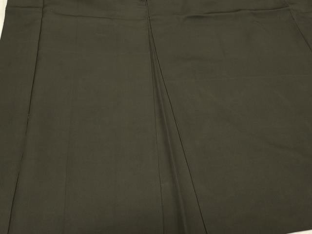 平和屋着物＃男性　長羽織　黒紋付き　正絹　逸品　CABL3153in